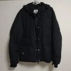 OLDNAVY フード付き ブラックダウンジャケット