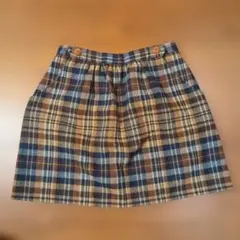 【古着】チェックスカート