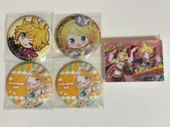 プロセカ　鏡音リン　鏡音レン　缶バッジ　ノーブルアート