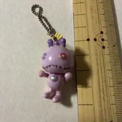 パープル マスコット ストラップ