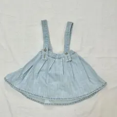 【着1・美品】aladin kids サスペンダー付きスカート
