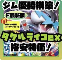 タケルライコexデッキ 格安構築済み！ ⭐︎初心者様、お子様 応援仕様！！⭐︎