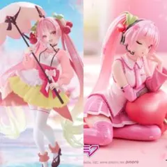 桜ミク タイクレ限定 フィギュア 桜ドレス さくらんぼクッション 初音ミク