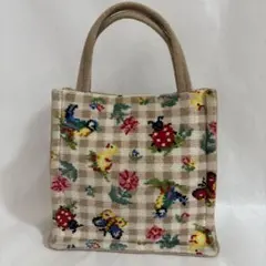 極美品　新品同様　フェイラー ハイジチェック柄 トートバッグ ベージュ