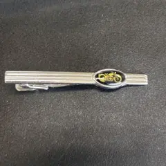 ダンヒル　dunhill　シルバー＆ブラック　ゴールドオートバイ　ネクタイピン