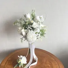 ホワイトブーケ＆ブートニア