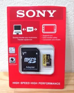 SONY MicroSDメモリーカード アダプター付き　ジャンク扱い