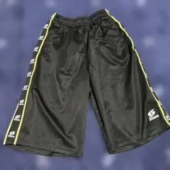 SPOLINER 黒半ズボン 横ライン 160cm