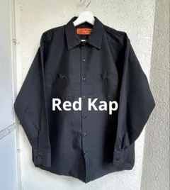 Red Kapインダストリアル・ワークシャツ　長袖　ブラック(L)のサムネイル