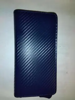 長財布　新品未使用カーボンレザー　札入れ３カ所　ラウンドファスナー　小銭入れ有り