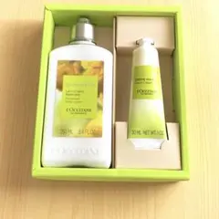 ロクシタン限定品バーボティンハンドクリームとボディクリームセット