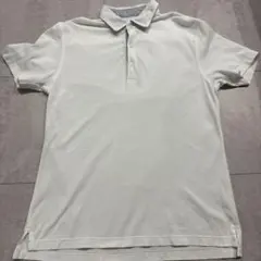 無印良品　メンズ　白ポロシャツのサムネイル