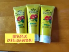 【新品•未使用】ツバキオイルヘアクリーム3本セットのサムネイル