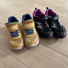 asics スニーカー 21.5cm & ムーンスター