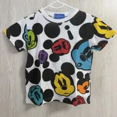 東京ディズニーリゾート ミッキーフェイス　Tシャツ 100cmのサムネイル