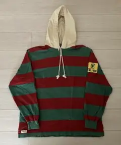 90s POLO RL93 ボーダー パーカー フーディー HOODIE ポロのサムネイル