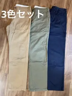 ユニクロ．GU チノパン 3枚セット メンズ　ウエスト82