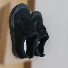 VANS 19.0cm　ブラック スニーカー ベルクロ