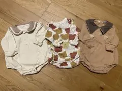 ベビーロンパース 3枚セット