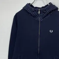 FRED PERRY ドット柄　フルジップパーカー