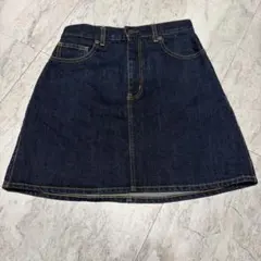 デニム ミニスカート インディゴブルーのサムネイル