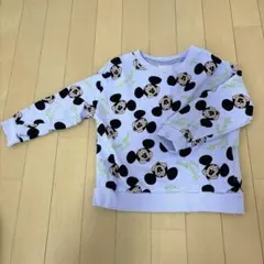 futa futa ミッキー　トレーナー　110 パープル