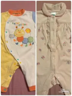 マザウェイズ　冬物ロンパースセット