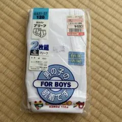 男の子用ブリーフ 120サイズ 2枚組