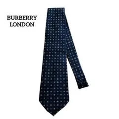 BURBERRY LONDON シルク100% ネクタイ　ホースロゴ　日本製