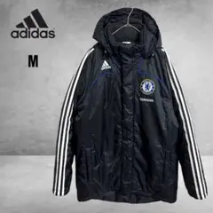 adidas アディダス チェルシー 刺繍ワッペン 中綿 コーチ ジャケット M