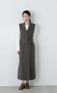 N. Natural Beauty Basic ノースリーブトレンチワンピース