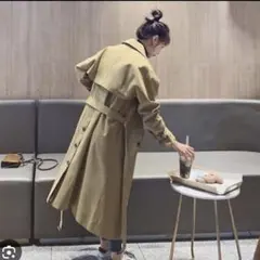 archivesアルシーヴ　 トレンチコート　ライトベージュ　ドルマンのサムネイル