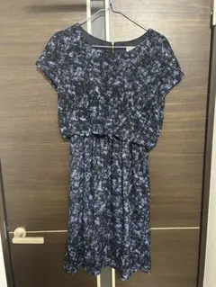 MAITRESSE 黒と青のワンピース