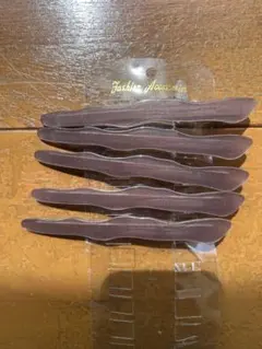 新品✨ブラウン ヘアクリップ まとめ売り 5個セット　送料無料⭕️ 匿名配送OK⭕️