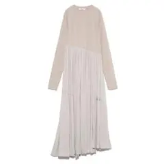 emmi ワンピース　ニットドッキングワンピ