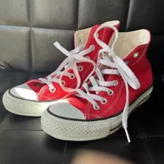 コンバース　オールスター　ハイカット　赤　24.0
