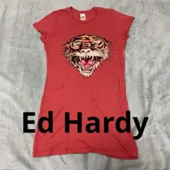 ヴィンテージ Ed Hardy ミニワンピースチュニック虎タイガープリントのサムネイル