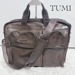 TUMI A4収納 ベージュ メンズ ビジネスバッグ 9000 - メルカリ