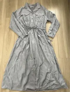 OLIVE des OLIVE ワンピース ブルー シャツワンピース レディース