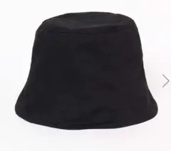 【未使用】リバーシブル　バケットハット　ブラック
