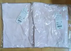 ユニクロ 新品◉コットン前あきクルーネックボディスーツ 前開きロンパース 2枚