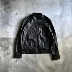 00s archive coating jacket y2k black