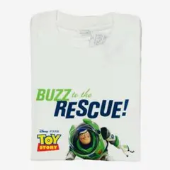 【新品】ピクサー トイストーリー バズライトイヤー Tシャツ 白 ユニセックス