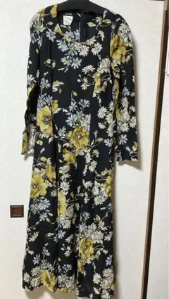 花柄　ロングワンピース　マキシ丈　ATSURO TAYAMA