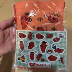 めんたいパーク　非売品　巾着&シール