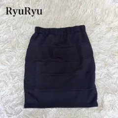 RyuRyu タイトスカート ブラックのサムネイル