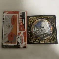 ハイキュー 菅原孝支 バースデー 2023 アクリルジオラマフィギュア 缶バッジ