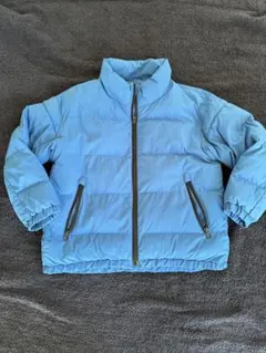 水色 中綿コート 100cm~