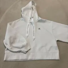 ラブトキシック　ホワイト フード付きパーカー　130 SS