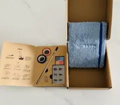 【新品・未使用】キッズ用 スタンプ＆種子ペンセット＋フリースノート付き